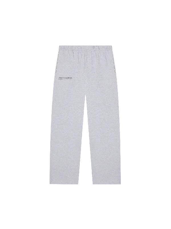 Womens Organic Cotton Pajama Track Pants with C-FIBER™—grey marl