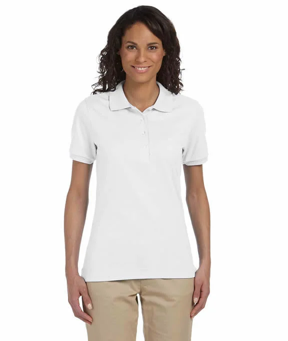 437W - Jerzees Ladies SpotShield™ Jersey Polo Shirt | White