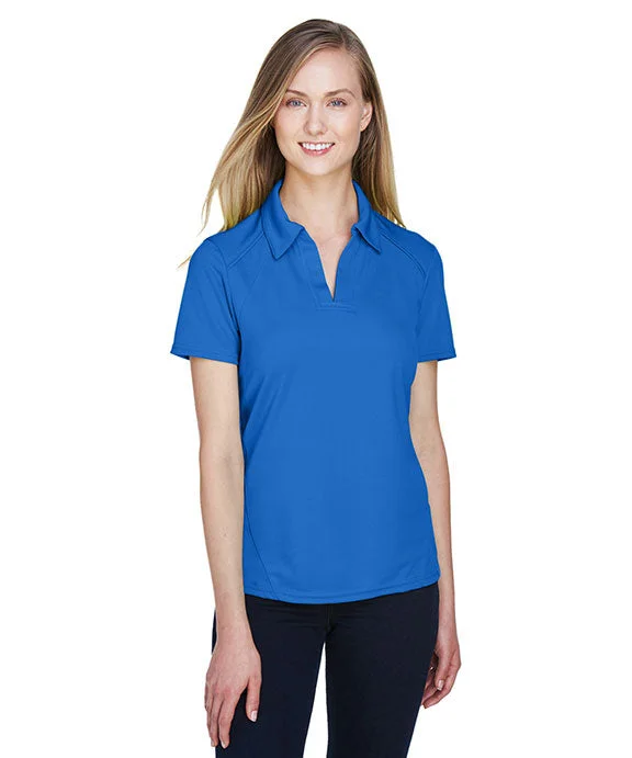 78632 - North End Ladies Recycled Polyester Performance Piqué Polo Shirt | Light Nautical Blue