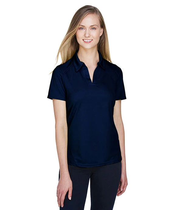 78632 - North End Ladies Recycled Polyester Performance Piqué Polo Shirt | Night