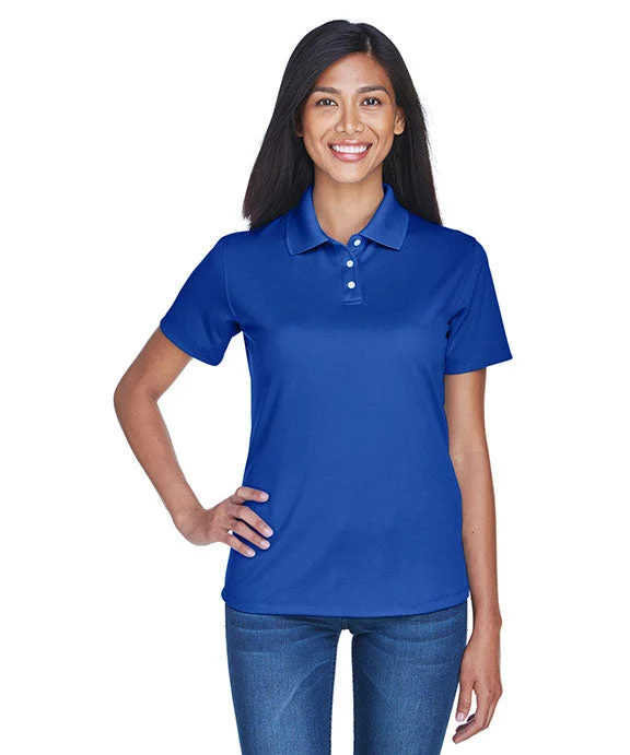 8445L - UltraClub Ladies Cool & Dry Stain-Release Performance Polo Shirt | Cobalt