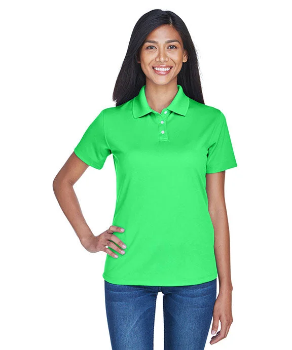 8445L - UltraClub Ladies Cool & Dry Stain-Release Performance Polo Shirt | Cool Green