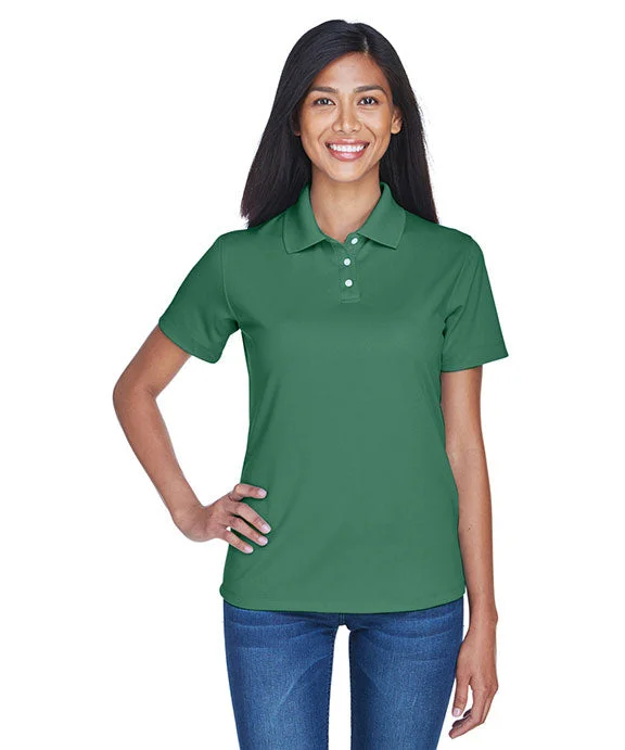 8445L - UltraClub Ladies Cool & Dry Stain-Release Performance Polo Shirt | Forest Green