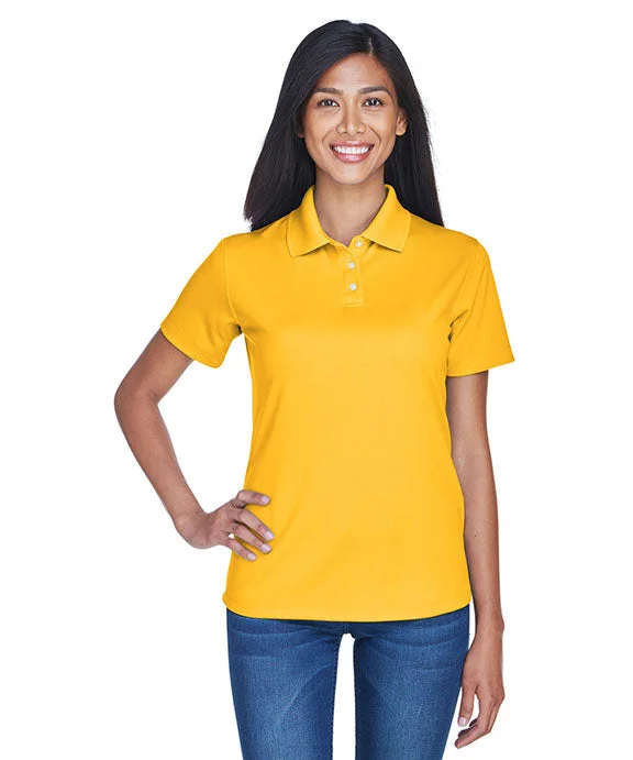 8445L - UltraClub Ladies Cool & Dry Stain-Release Performance Polo Shirt | Gold