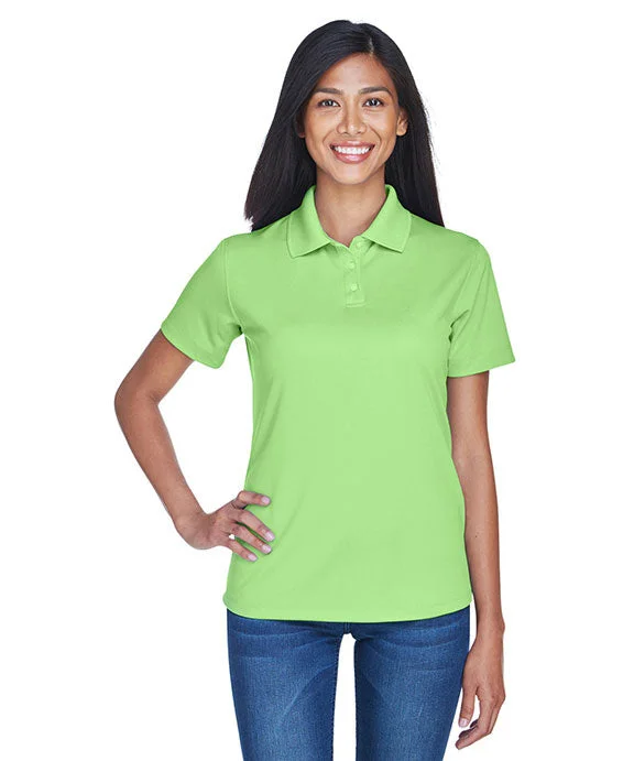 8445L - UltraClub Ladies Cool & Dry Stain-Release Performance Polo Shirt | Light Green