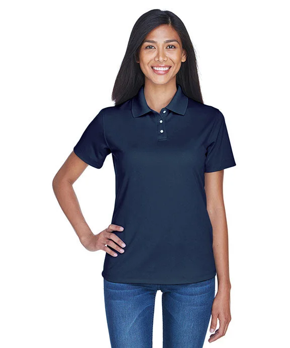 8445L - UltraClub Ladies Cool & Dry Stain-Release Performance Polo Shirt | Navy