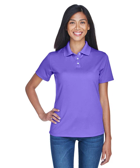 8445L - UltraClub Ladies Cool & Dry Stain-Release Performance Polo Shirt | Purple