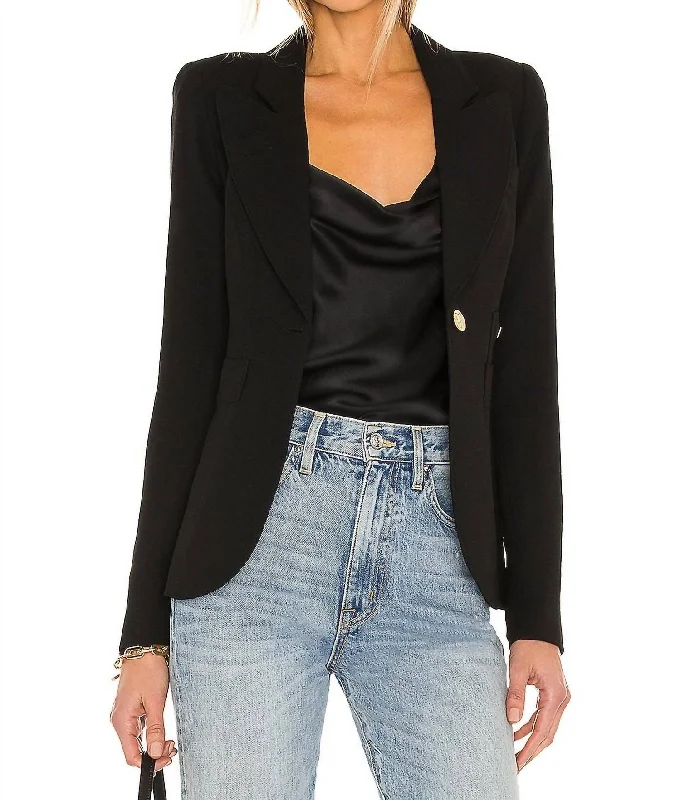 Classic Duchess Blazer In Black