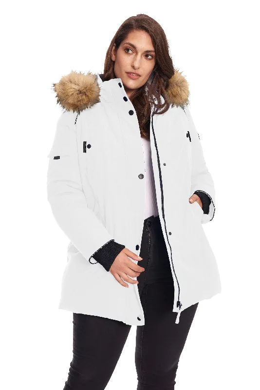 GLACIER PLUS | WOMEN'S VEGAN DOWN (RECYCLED) PARKA (PLUS SIZE)