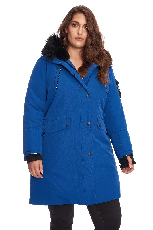 LAURENTIAN PLUS | WOMEN'S VEGAN DOWN (RECYCLED) LONG PARKA (PLUS SIZE)