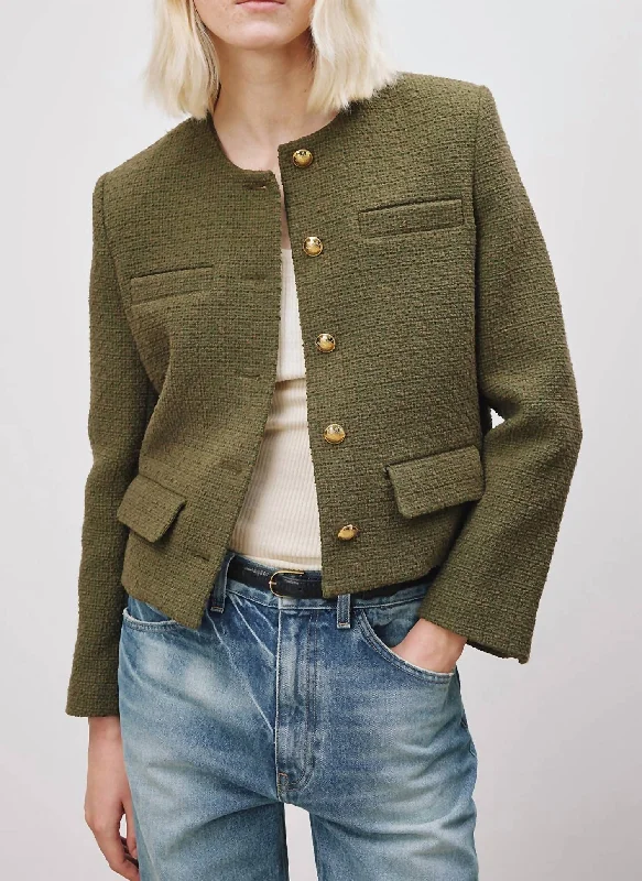 Page Jacket In Army Green