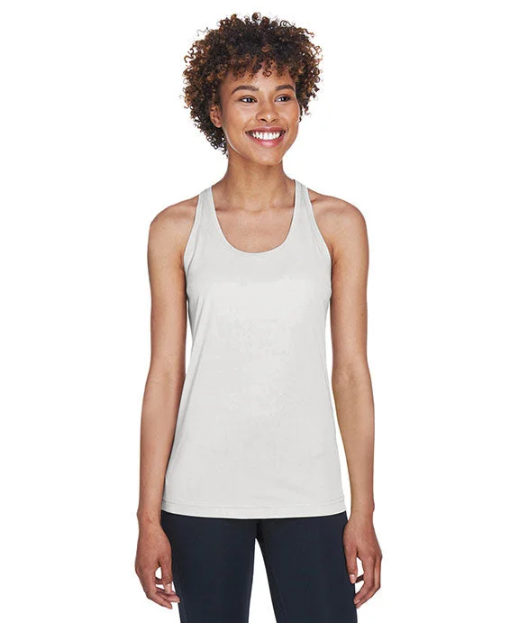 TT11WRC - Team 365 Ladies Zone Performance Racerback Tank Top | Sport Silver