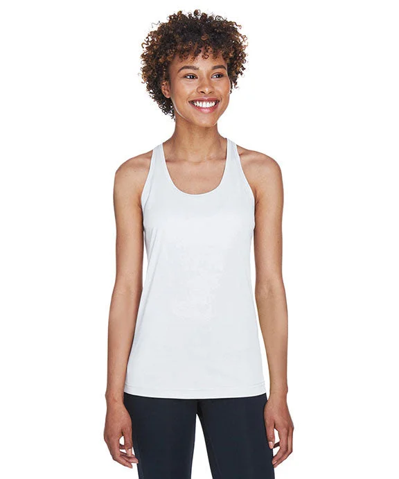 TT11WRC - Team 365 Ladies Zone Performance Racerback Tank Top | White