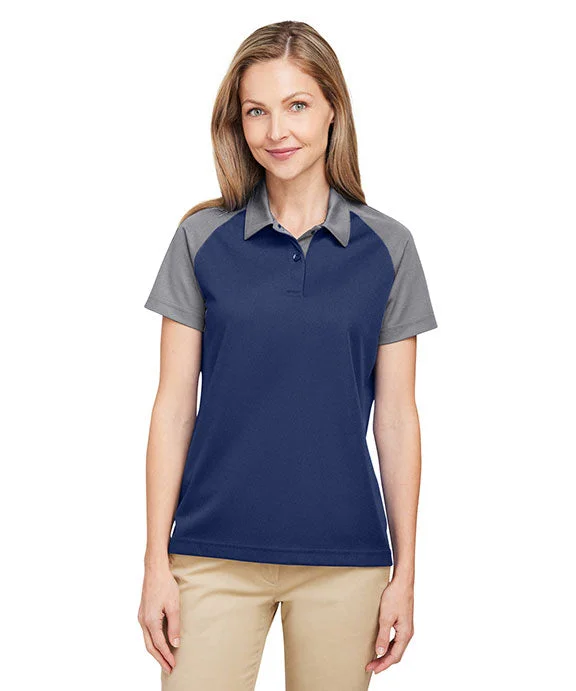 TT21CW - Team 365 Ladies Command Snag-Protection Colorblock Polo Shirt | Sp Dark Navy/Sp Graphite