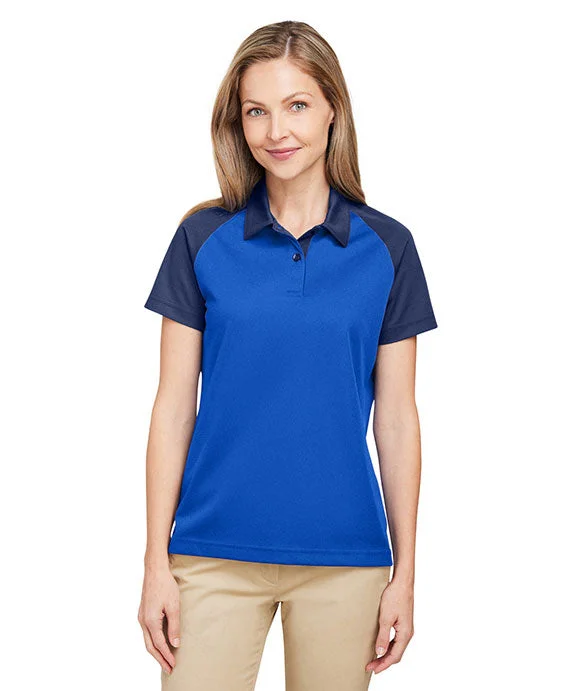 TT21CW - Team 365 Ladies Command Snag-Protection Colorblock Polo Shirt | Sp Royal/Sp Dark Navy