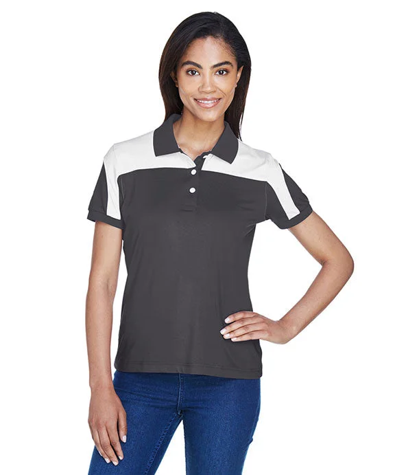 TT22W - Team 365 Ladies Victor Performance Polo Shirt | Sport Graphite