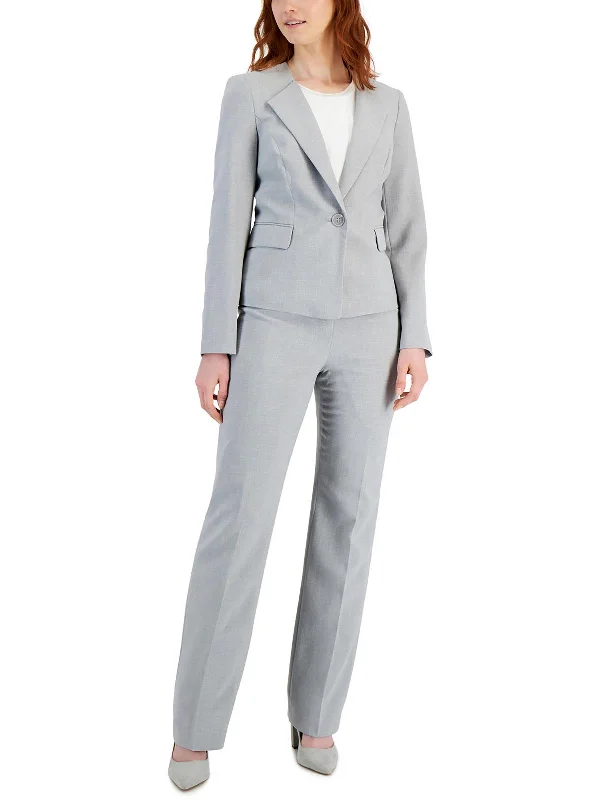 Womens 2PC Polyester Pant Suit