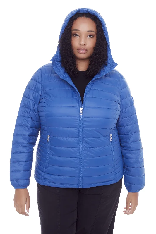 YOHO PLUS | WOMEN'S VEGAN DOWN (RECYCLED) LIGHTWEIGHT PACKABLE PUFFER (PLUS SIZE)