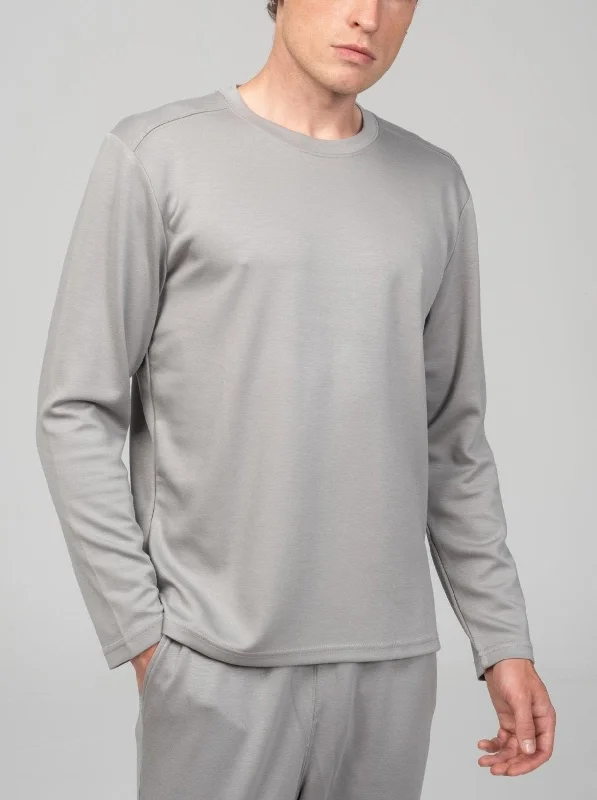 True Classic Long Sleeve Sweater - Gray