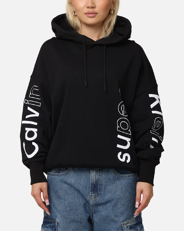 Calvin Klein Blocking Graphic Hoodie Black