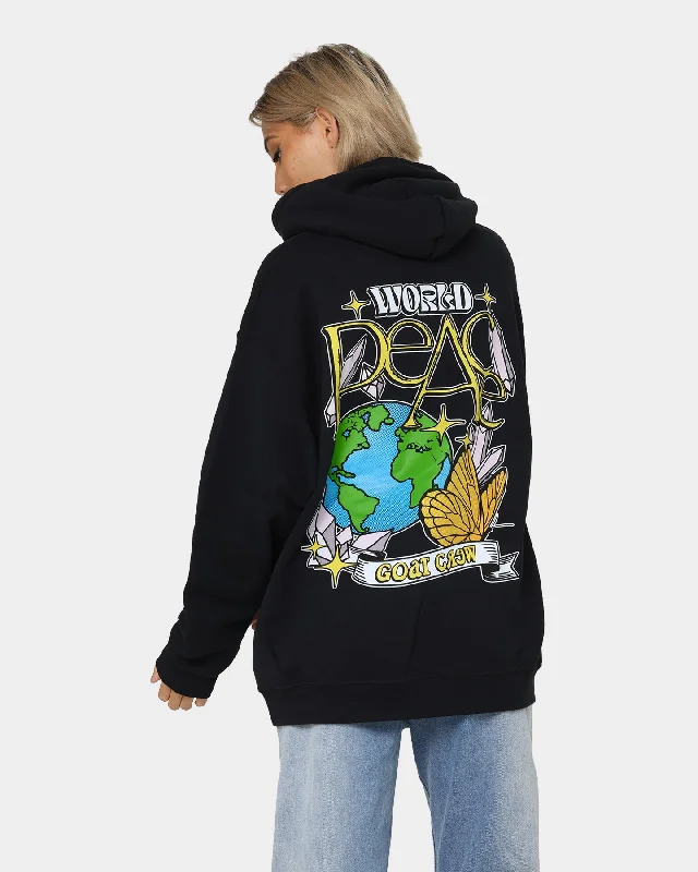 Goat Crew World Peace Hoodie Black