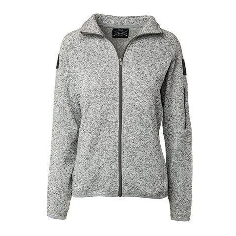 Women's Sweater Jacket - Heather Grey