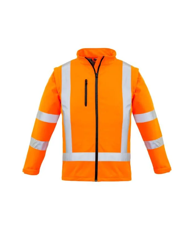 Womens Hi Vis, NSW Rail X Back Softshell 2 in 1 Jacket