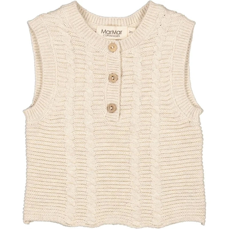 MarMar Grey Sand Mel Togo Knit Vest